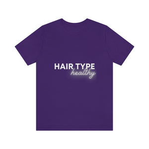 Open image in slideshow, Hair Type Unisex Short Sleeve Tee
