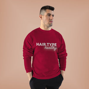 Hair Type Crewneck Unisex Sweatshirt